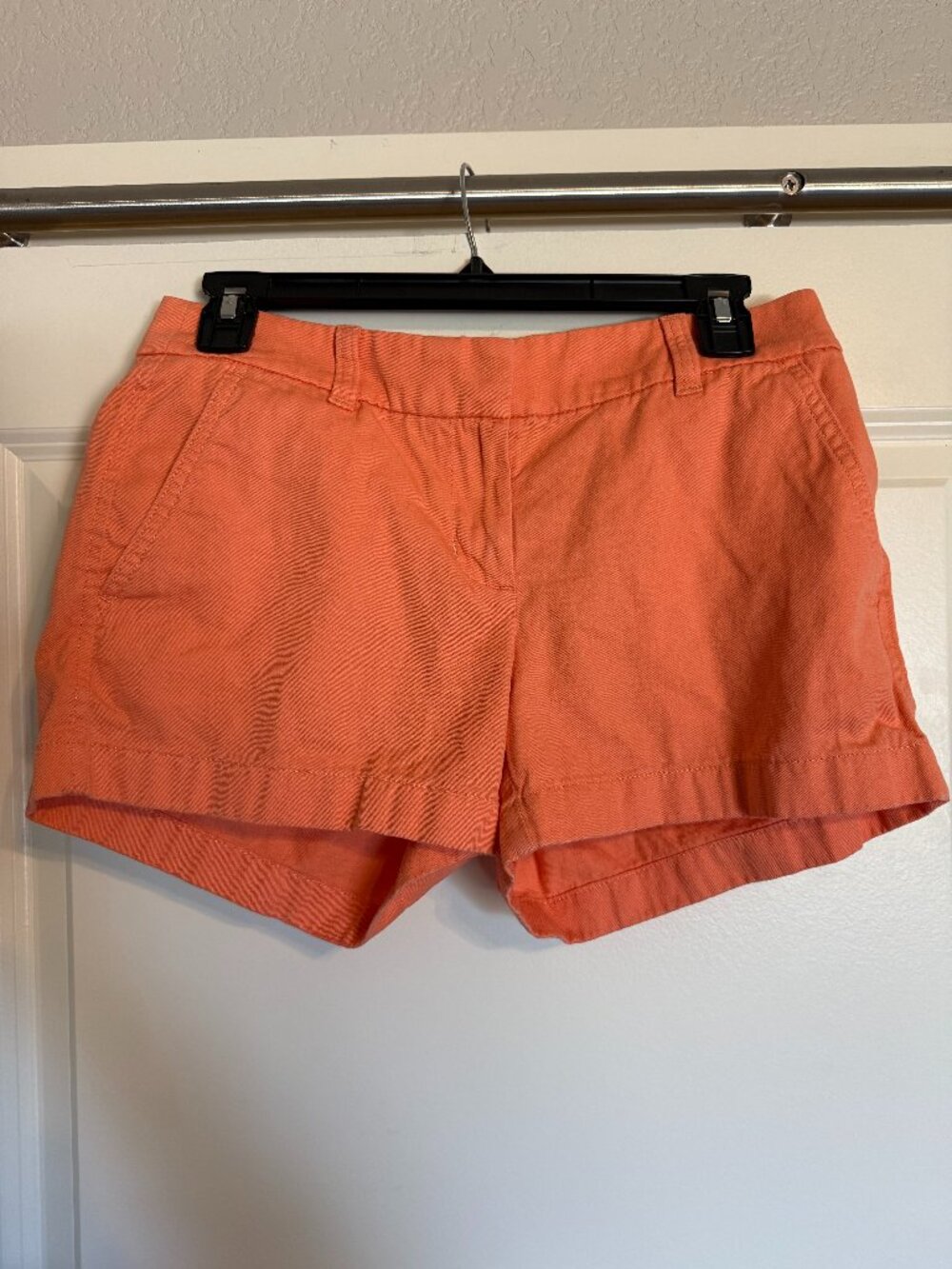 J.Crew Chino Shorts Coral Orange Size 2